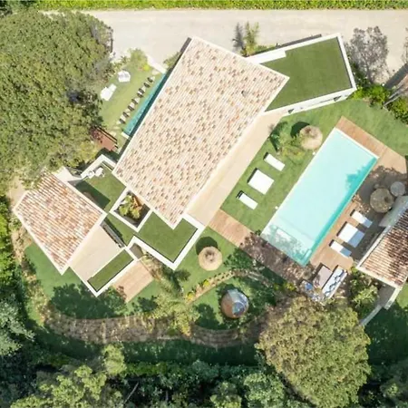 Prestige A C 12p With Pool & Lounge Saint-Tropez